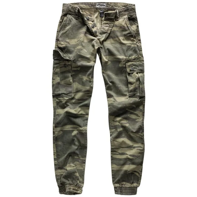 Kalhoty BAD BOYS GREEN CAMO Sleva