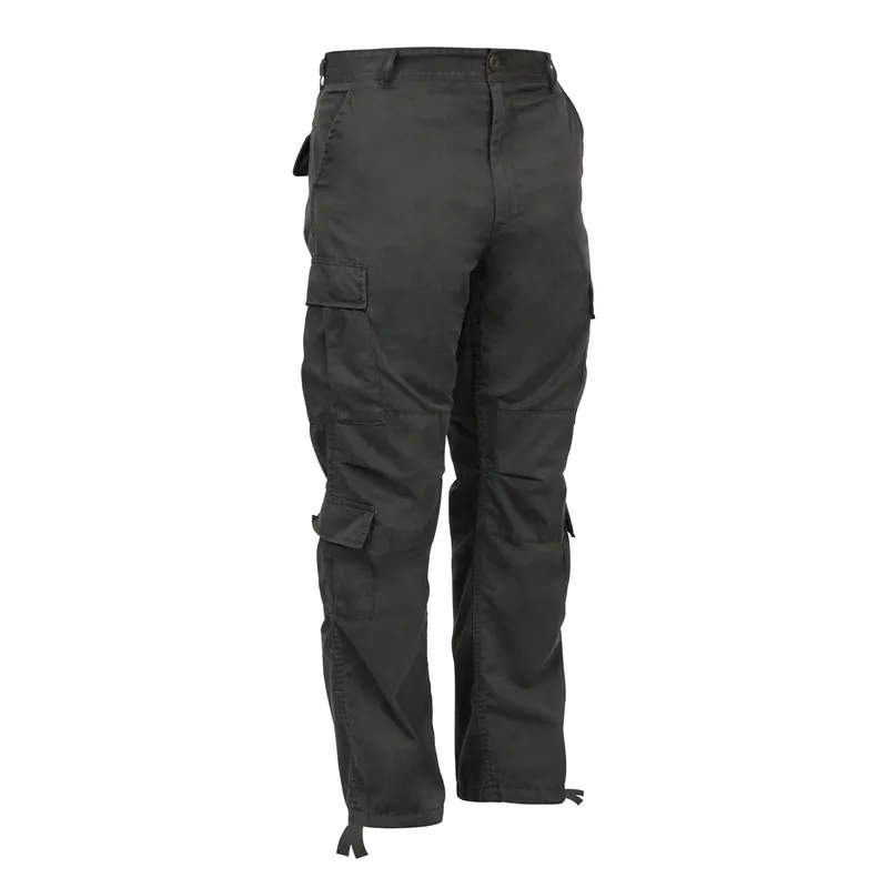 Kalhoty VINTAGE PARATROOPER ZELENÉ Tovární Cena