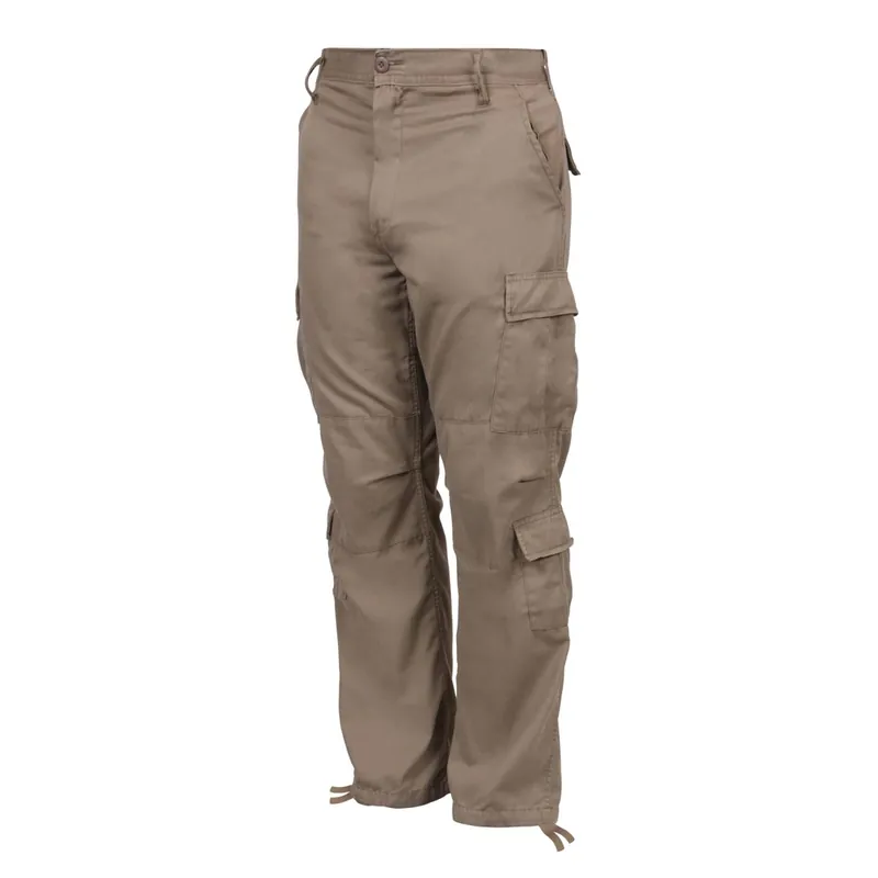 Nová Kolekce Kalhoty VINTAGE PARATROOPER KHAKI