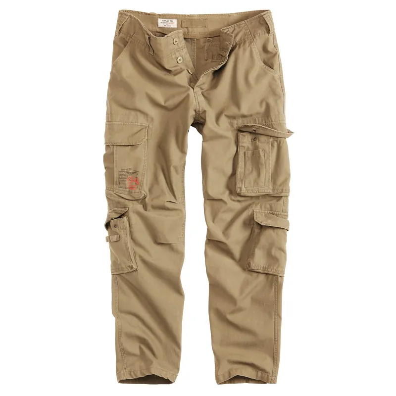 Kalhoty AIRBORNE SLIMMY KHAKI Nakupujte Hned