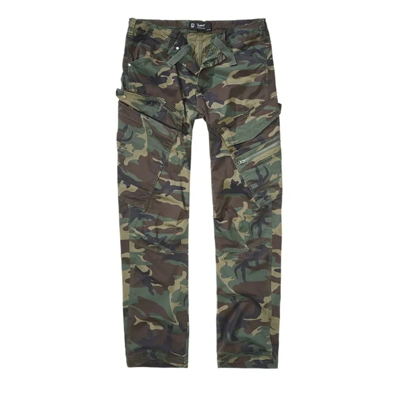 Kalhoty ADVEN SLIM FIT WOODLAND Zlevněný