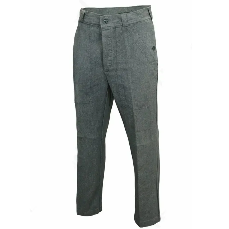 Časově Omezené Kalhoty švýcarské DENIM pracovní ŠEDÉ použité