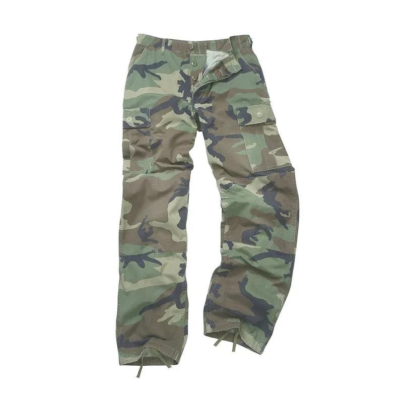 Kalhoty US BDU polní WOODLAND orig. rip-stop použité Nejlepší Volba