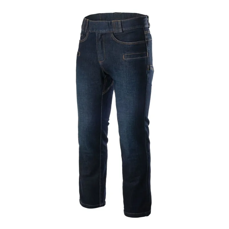 Kalhoty SLIM riflové GREYMAN JEANS® DENIM MID DARK BLUE Přímo Od Výrobce