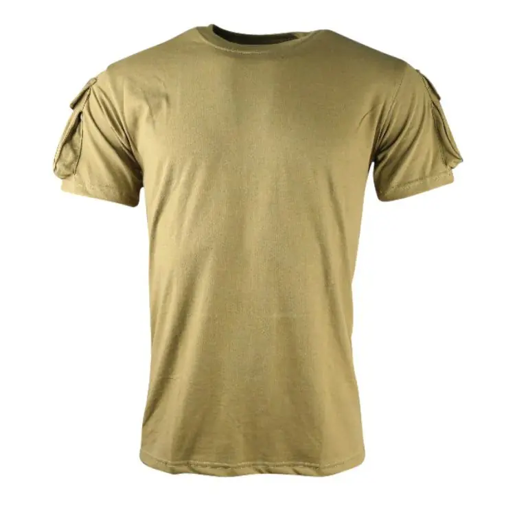 Super Cena Triko TACTICAL VELCRO krátký rukáv COYOTE