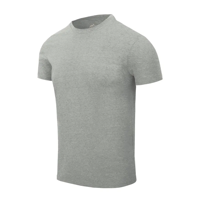 Originální Triko SLIM ŠEDÁ MELANŽ