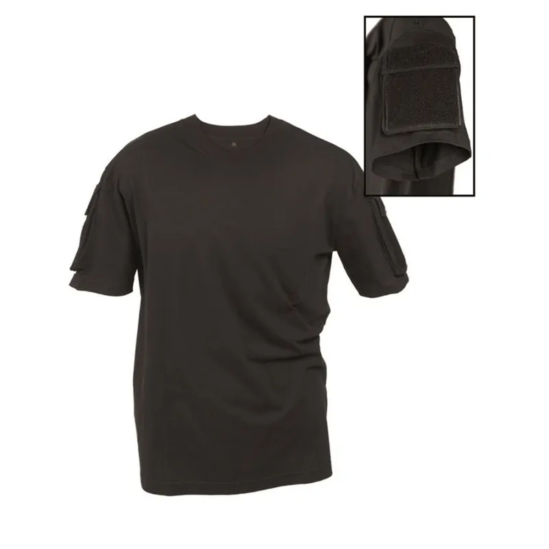Akční Nabídka Triko TACTICAL krátký rukáv ČERNÉ