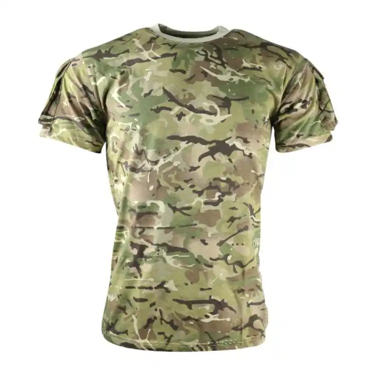 Víkendová Akce Triko TACTICAL VELCRO krátký rukáv BTP