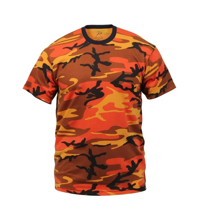 Nová Kolekce Triko ORANGE CAMO