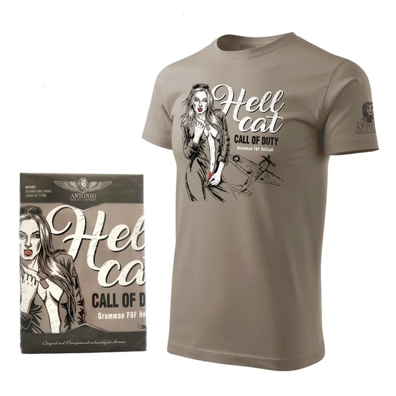 Horká Nabídka Triko HELLCAT CALL OF DUTY ŠEDÉ