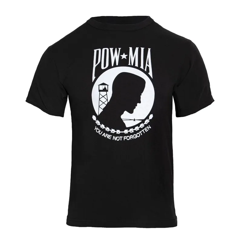 Ihned K Objednání Triko POW/MIA ČERNÉ