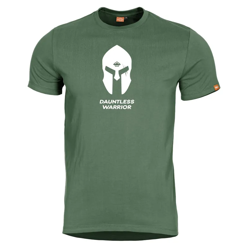Triko SPARTAN HELMET ZELENÉ Sezónní Sleva