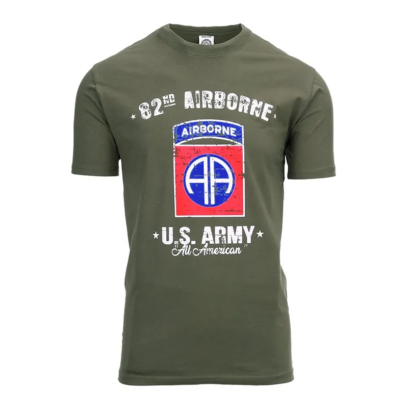Nakupujte Hned Triko 82nd AIRBORNE ZELENÉ