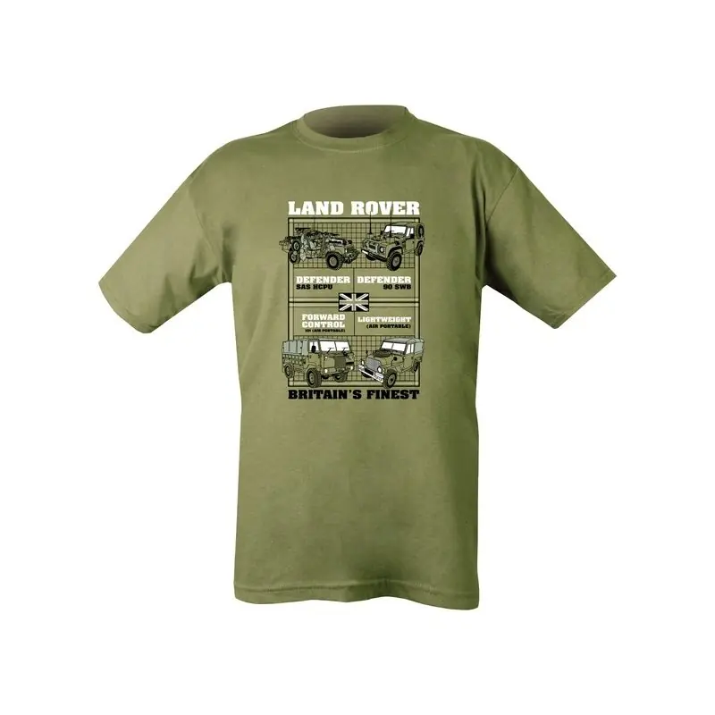 Must-Have Triko LAND ROVER s potiskem ZELENÉ