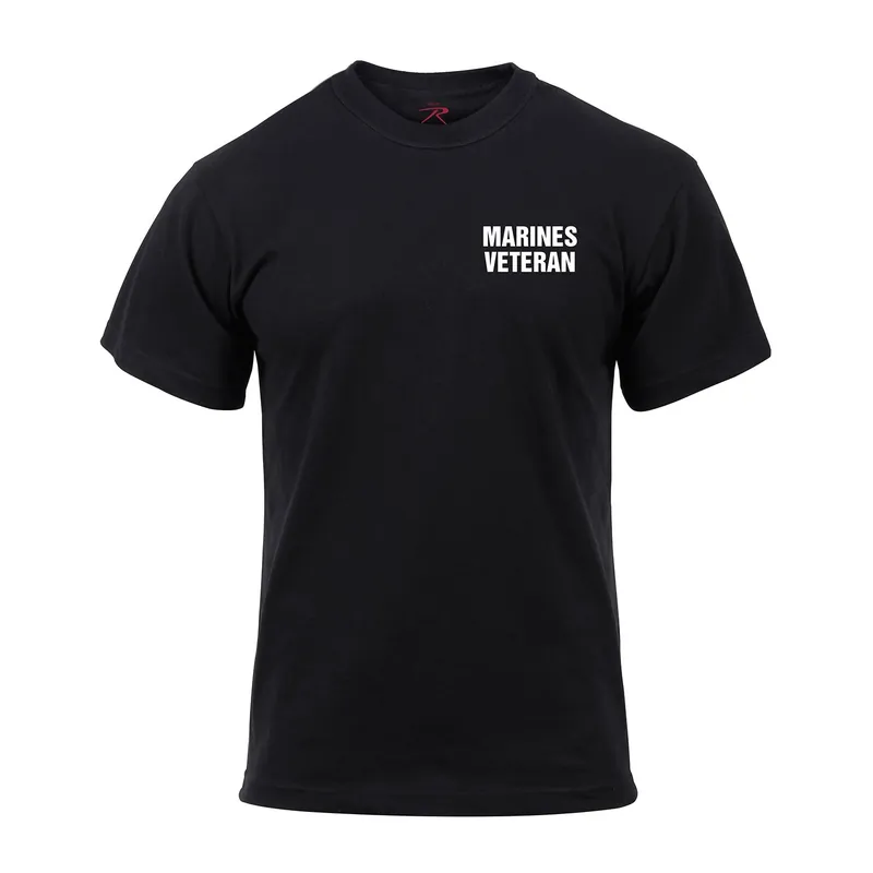 Triko MARINES VETERAN krátký rukáv ČERNÉ Hit Sezóny