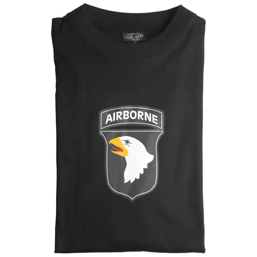 Pouze Dnes Triko krátký rukáv se znakem 101 AIRBORNE ČERNÉ