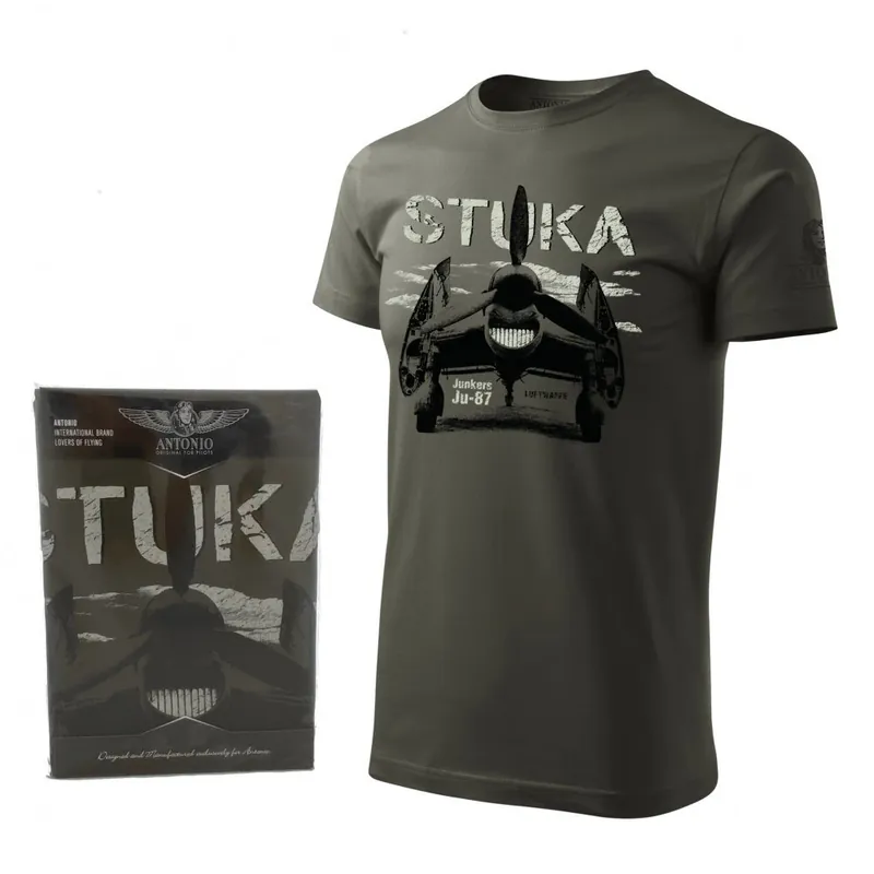 Triko Junkers Ju-87 STUKA ŠEDOZELENÉ Objednat Nyní
