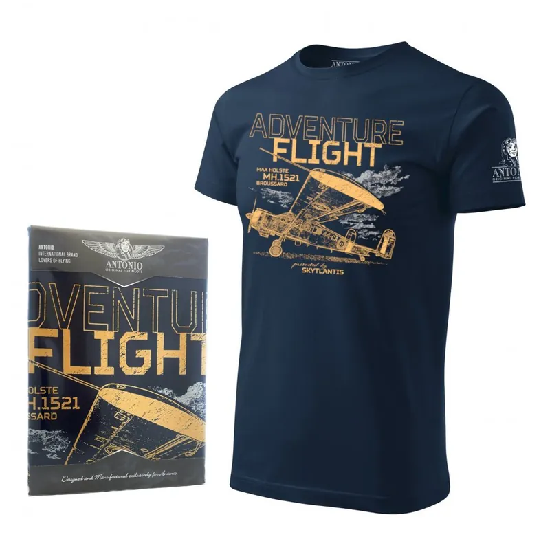 Must-Have Triko ADVENTURE FLIGHT MODRÉ