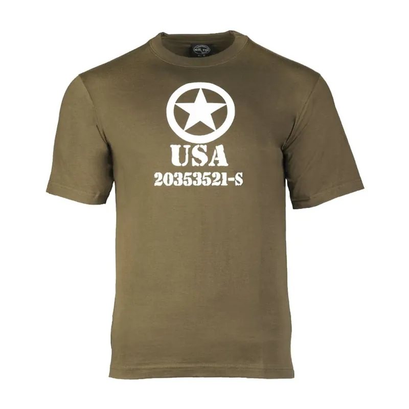 Vrácení Zdarma Triko krátký rukáv USA ALLIED STAR ZELENÉ