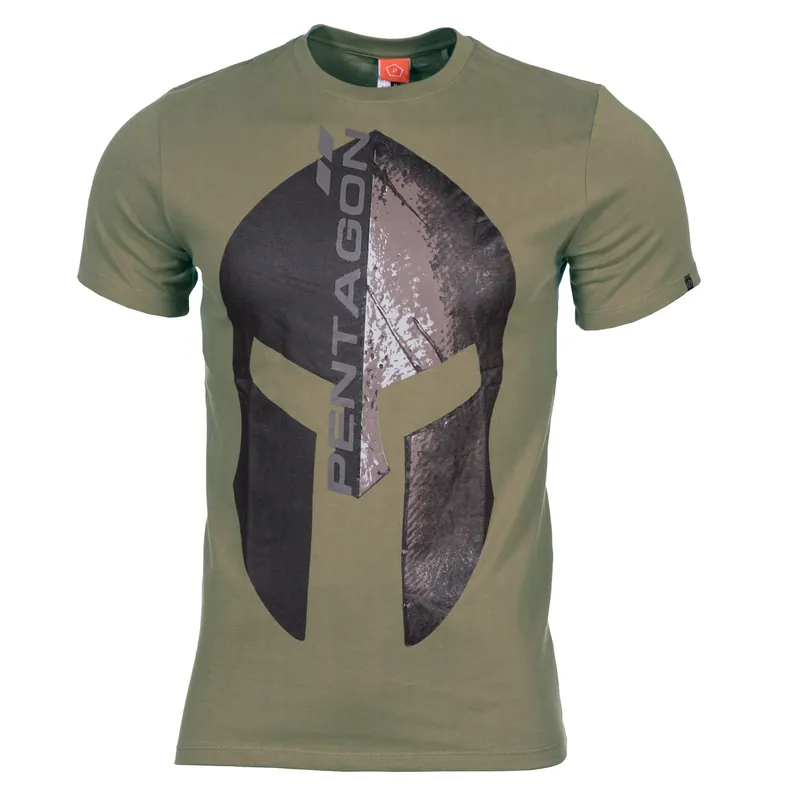 Pouze Dnes Triko SPARTAN ETERNITY PENTAGON ZELENÉ