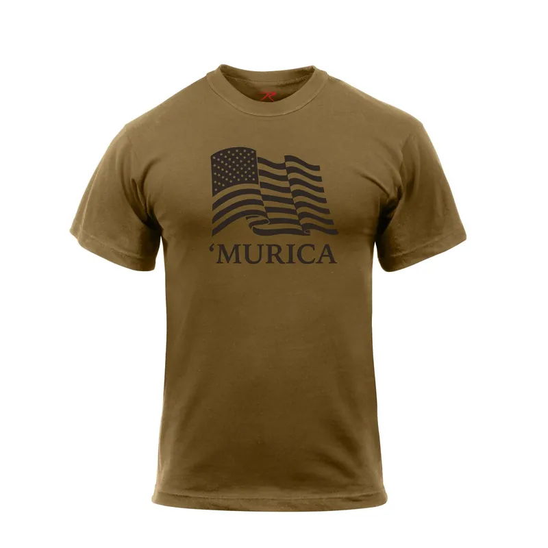 Objednat Nyní Triko MURICA US HNĚDÉ