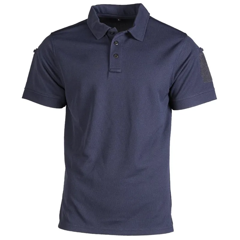 Triko/polokošile TACTICAL QUICK DRY krátký rukáv MODRÁ Hit Sezóny