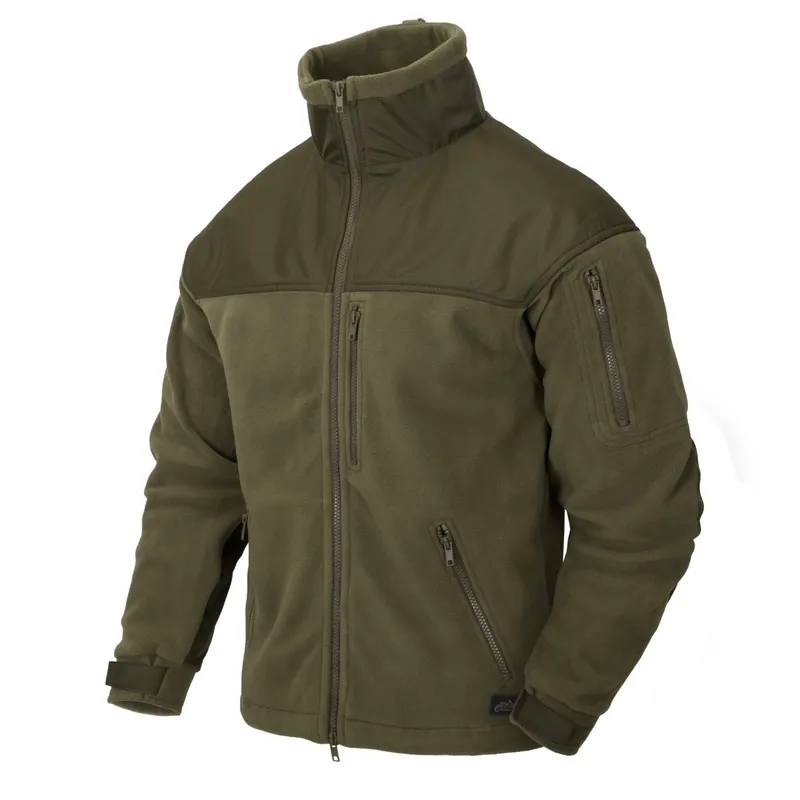 Víkendová Akce Bunda CLASSIC ARMY fleece ZELENÁ