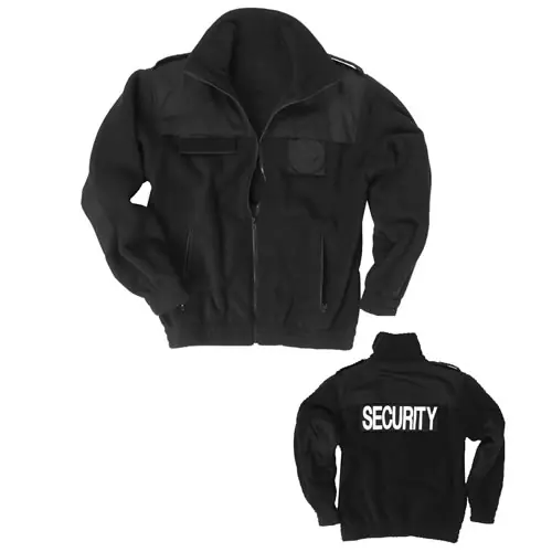 Kup Teď Bunda SECURITY fleece ČERNÁ