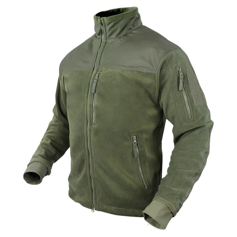 Bunda ALPHA MICRO FLEECE ZELENÁ Levný