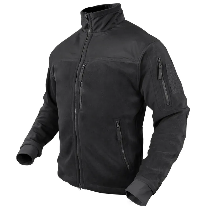 Sezónní Sleva Bunda ALPHA MICRO FLEECE ČERNÁ