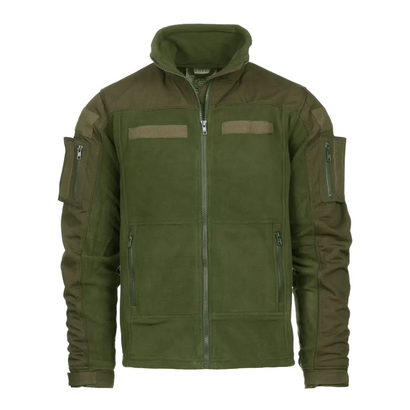 Značkový Bunda COMBAT FLEECE ZELENÁ