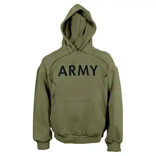 Koupit Online Mikina s kapucí US ARMY ZELENÁ