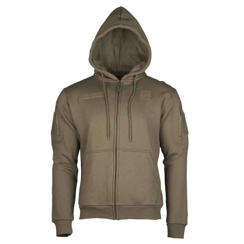 Mikina TACTICAL se zipem RANGER GREEN Levný