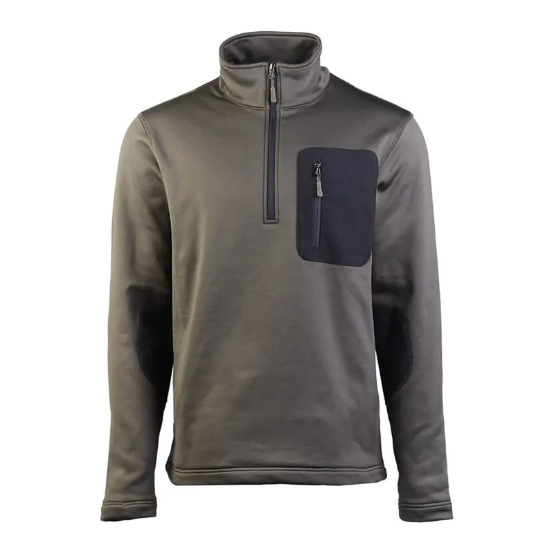 Mikina THERMO-FLEECE ¾ ZIP ZELENÁ Časově Omezené
