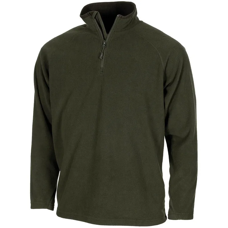 Mikina TROYER microfleece ZELENÁ Akční Cena