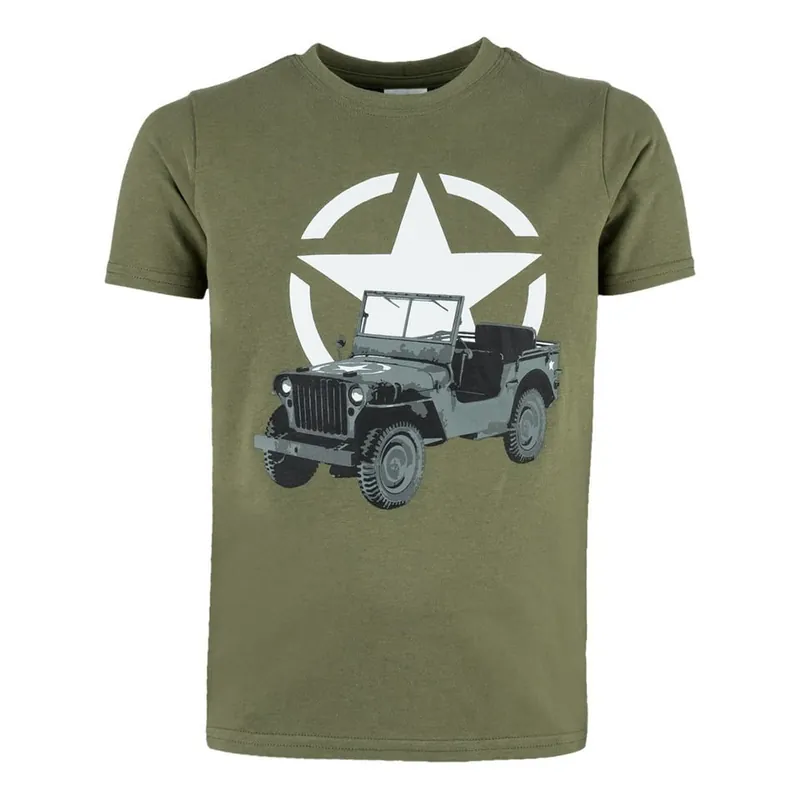 Triko dětské JEEP krátký rukáv Nejlepší Volba