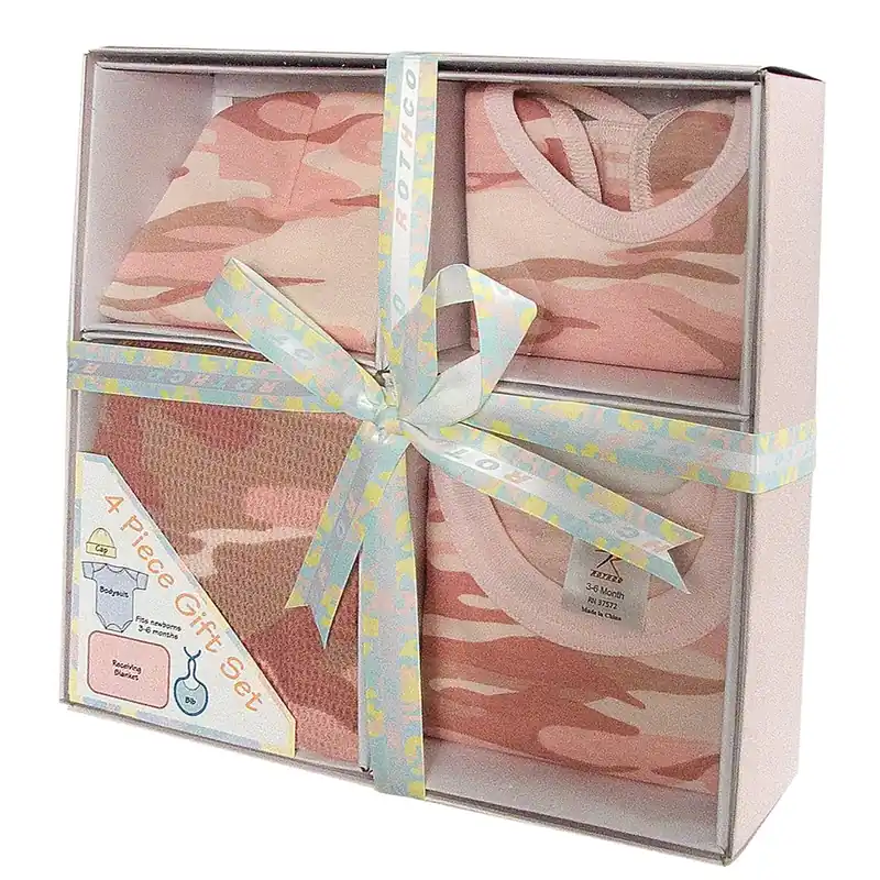 Akce Set dárkový INFANT na batole BABY PINK CAMO