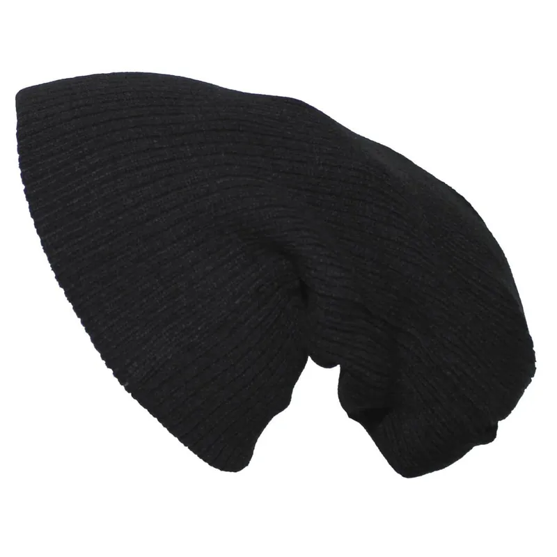 Čepice pletená BEANIE extra dlouhá ČERNÁ Kup Teď