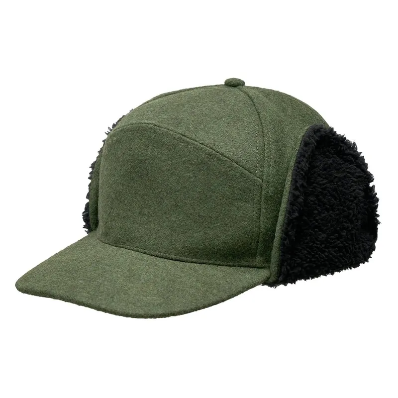 Aktuální Čepice zimní Lumberjack ZELENÁ