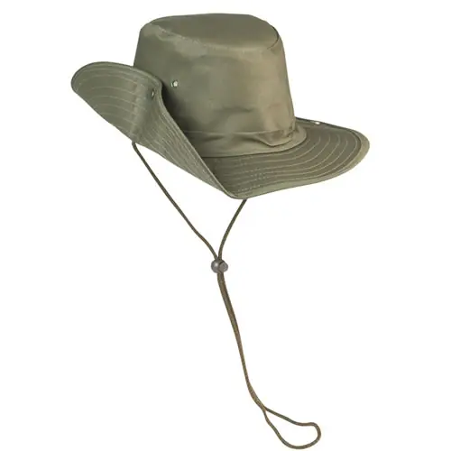 Super Cena Klobouk BUSH s drukem ZELENÝ