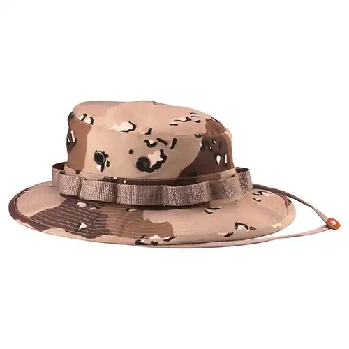 Klobouk BOONIE 6-COL DESERT Ověřený