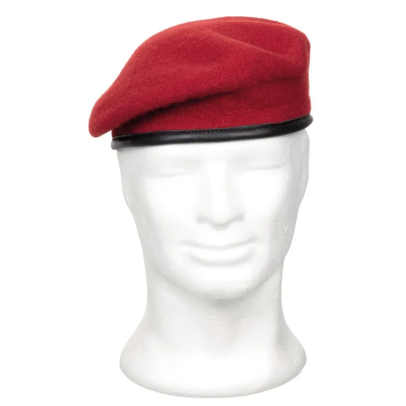 Baret COMMANDO korálově ČERVENÝ Expresní Doručení