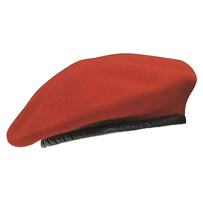 Baret vlněný BW CDO KORÁLOVĚ ČERVENÝ Ověřený