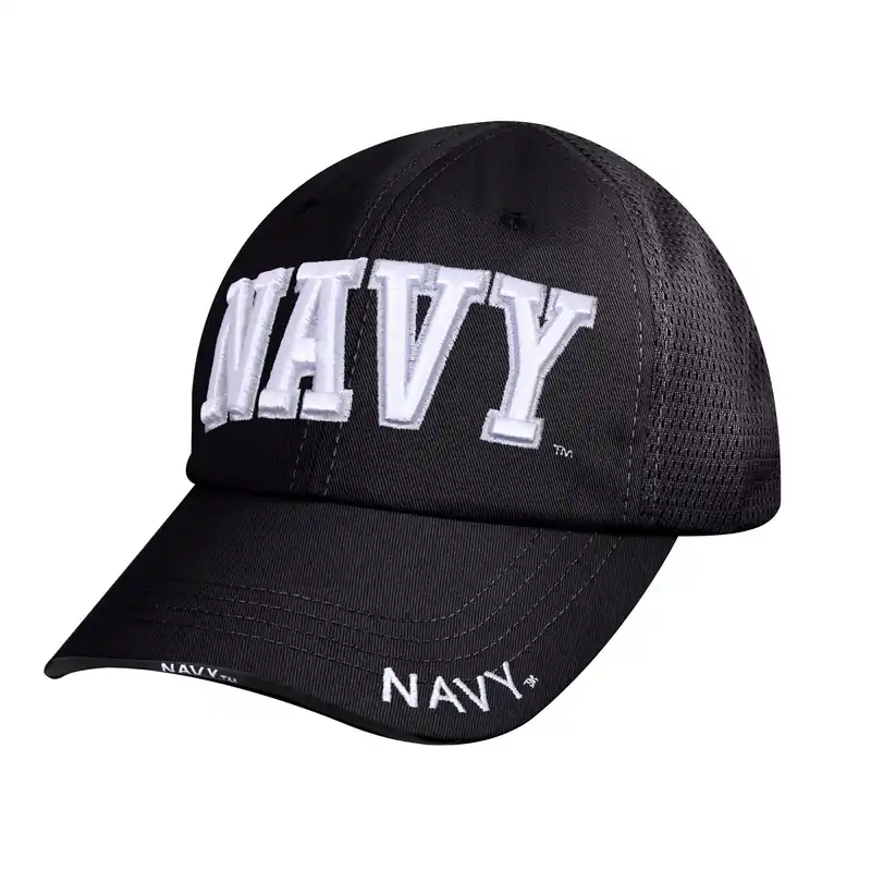 Pouze Dnes Čepice NAVY síťovaná ČERNÁ