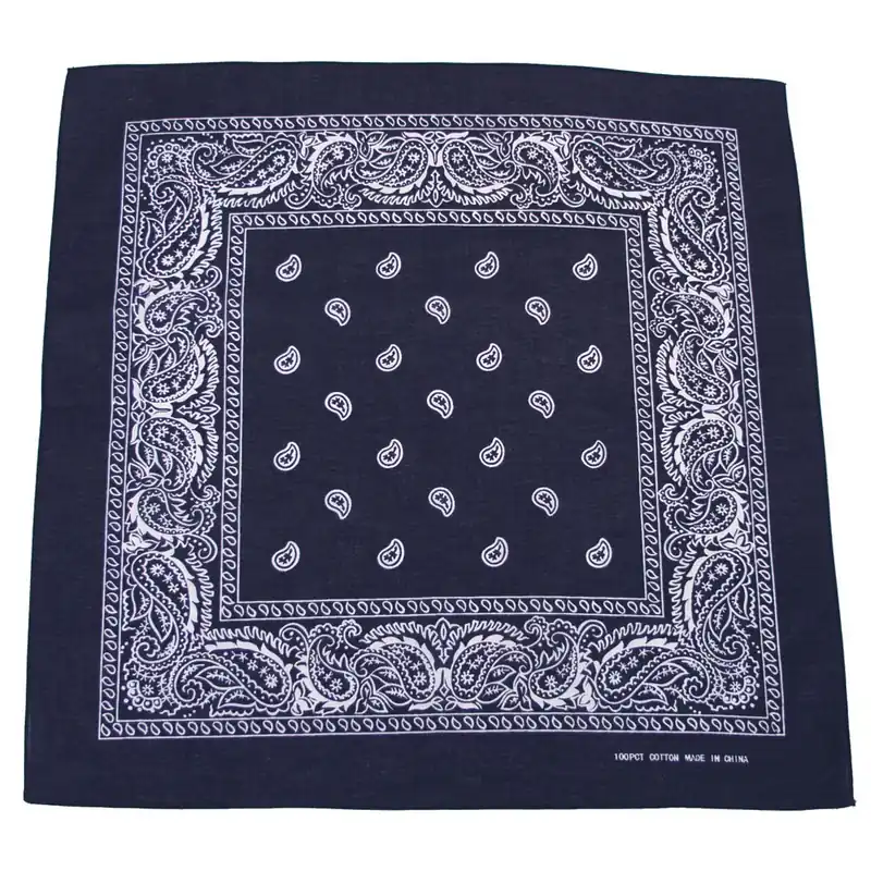 Šátek BANDANA 55x55 cm TMAVĚ MODRÁ/BÍLÁ Bezpečná Platba