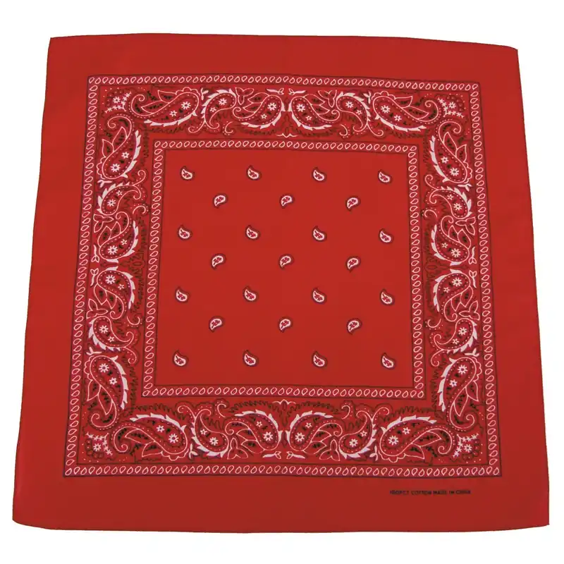 Šátek BANDANA 55x55 cm ČERVENÁ/BÍLÁ Novinka