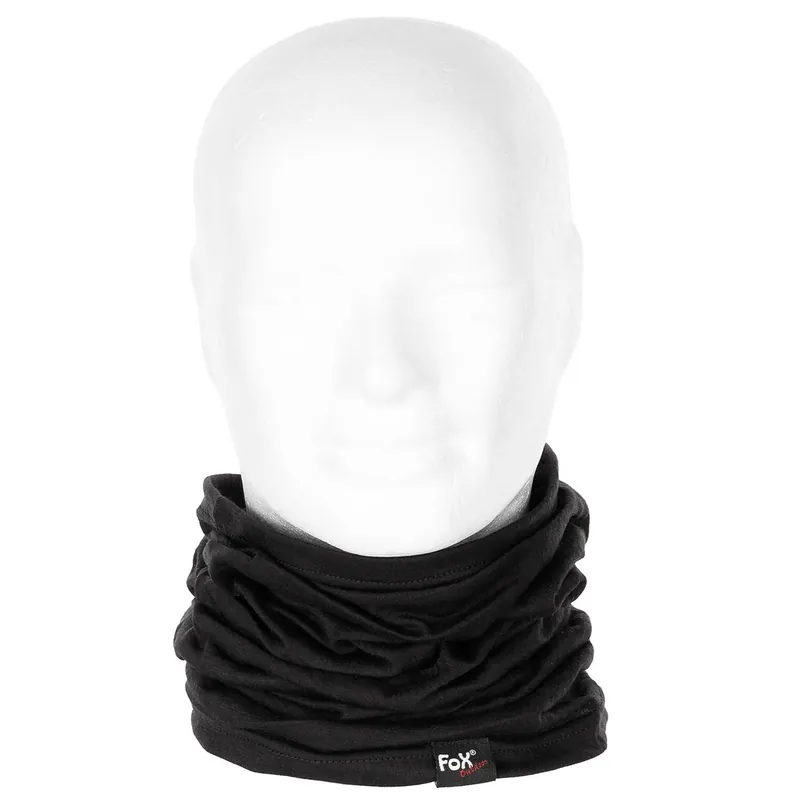 Šátek multifunkční MERINO LITE ČERNÝ Sleva