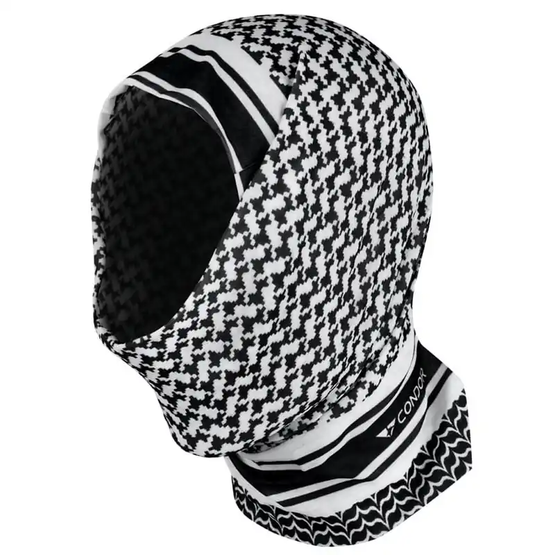 Šátek MULTI-WRAP multifunkční SHEMAGH ČERNO-BÍLÝ Sleva