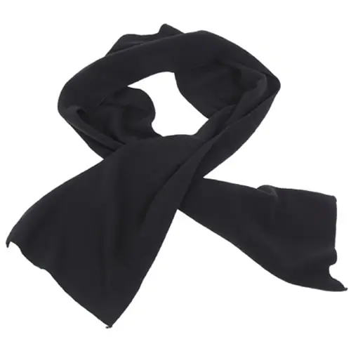 Výhodná Nabídka Šála fleece 160x25 cm ČERNÁ