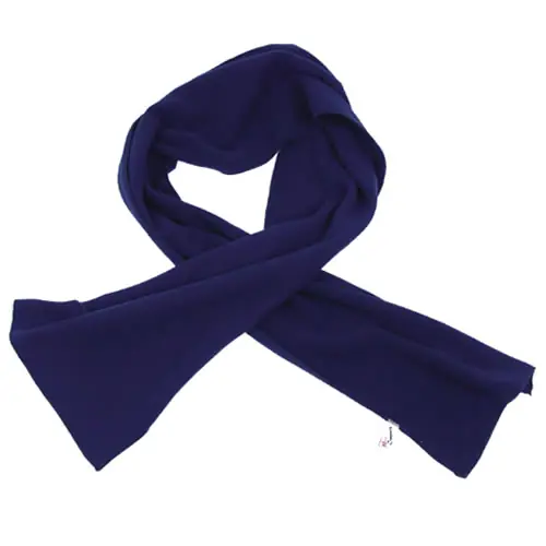 Šála fleece 160x25 cm MODRÁ Must-Have